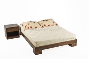 מיטה חלום וחצי מעץ מלא - דגם טייפון
