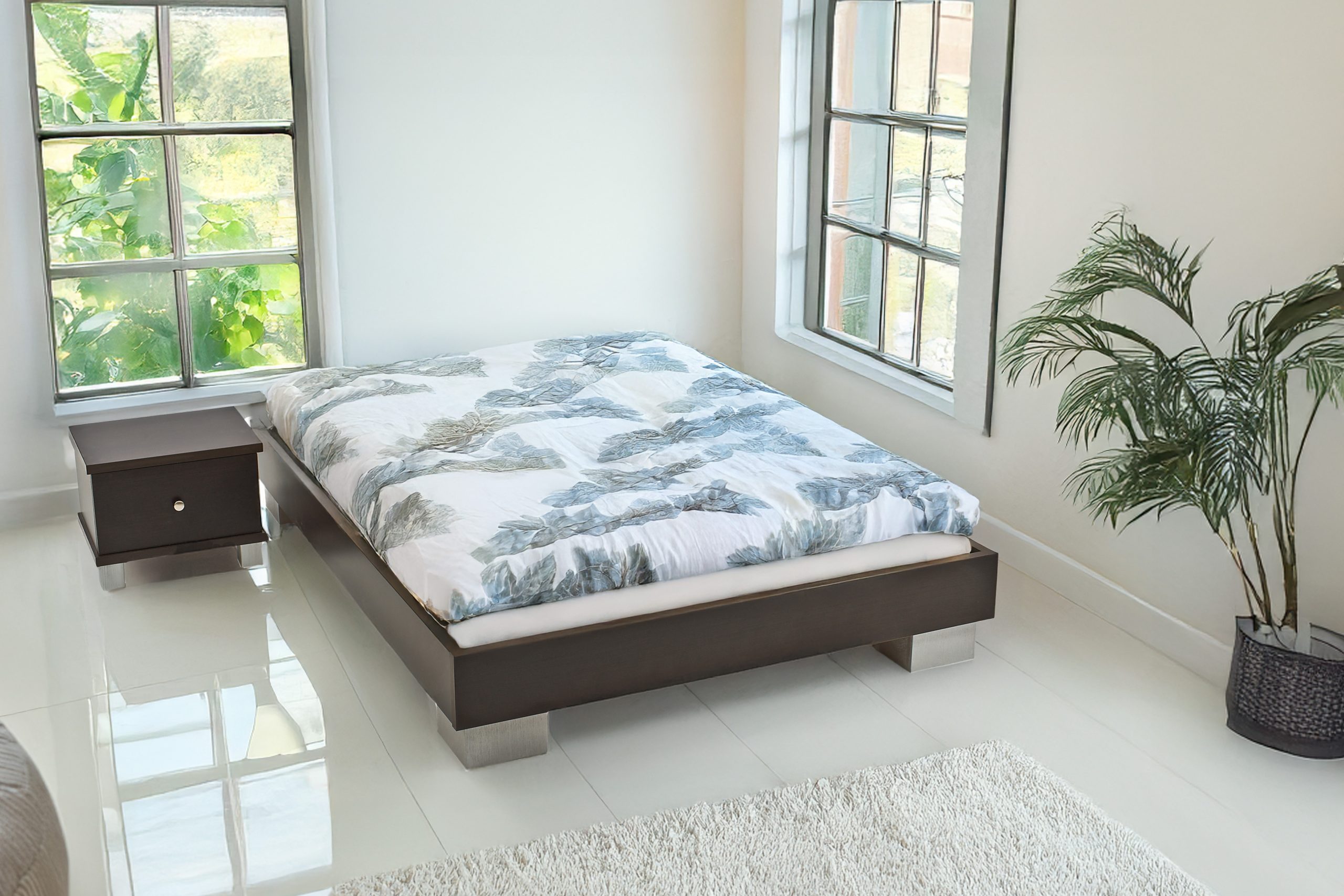 מיטה זוגית במבצע - דגם שוקולד