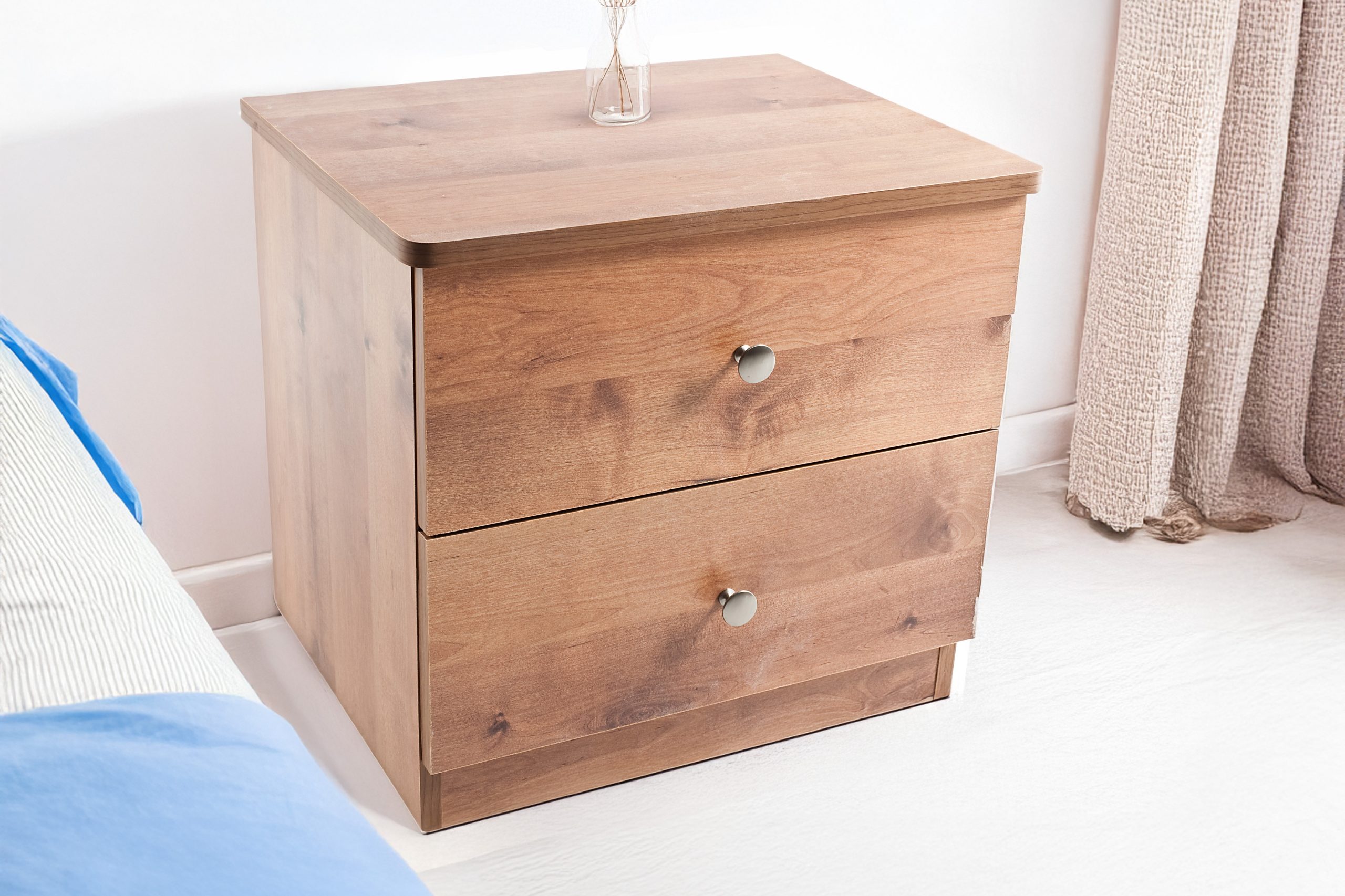שידת 2 מגירות לחדר שינה - דגם עדן