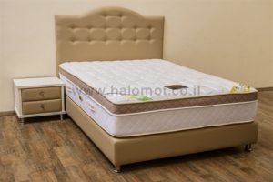 מיטה מרופדת דגם כתר