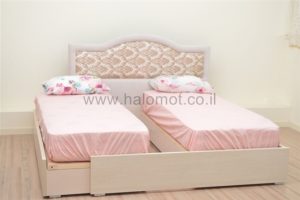 מיטה יהודית עם ארגז מצעים דגם מירית