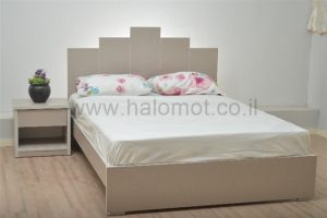 מיטה זוגית עם ארגז מצעים דגם קיסריה