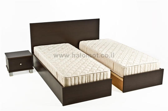 מיטה יהודית עם ארגזים וראש מטה - דגם ספיר פלוס