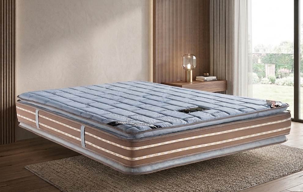 מזרן אורטופדי דגם סקאי פילוטופ ויסקו (קשה + שכבת פינוק)