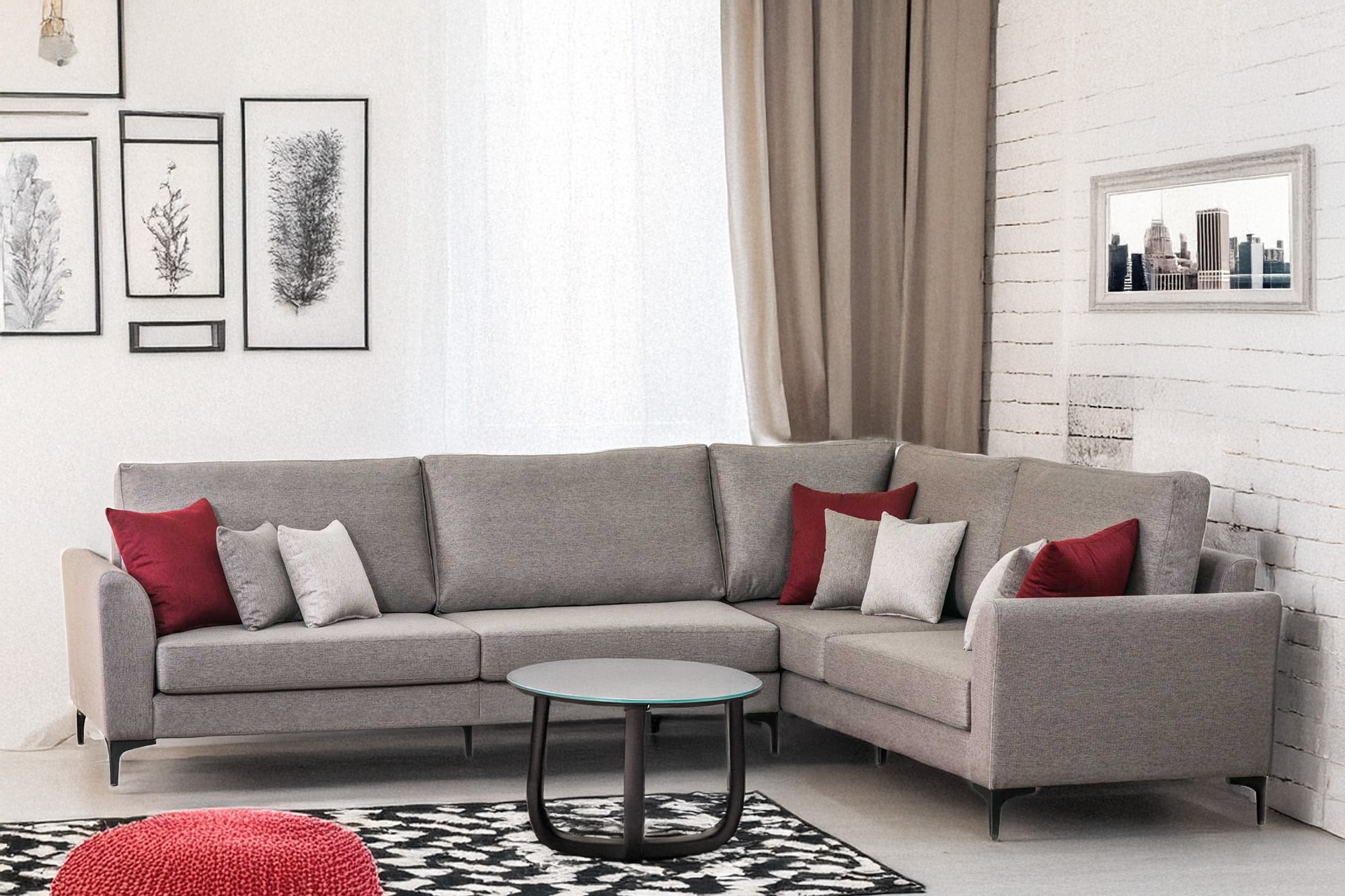 סלון פינתי דגם סול