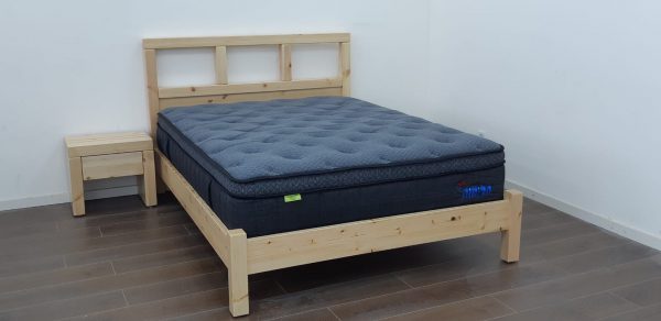 מיטה זוגית דגם אייל פלוס - מעץ מלא