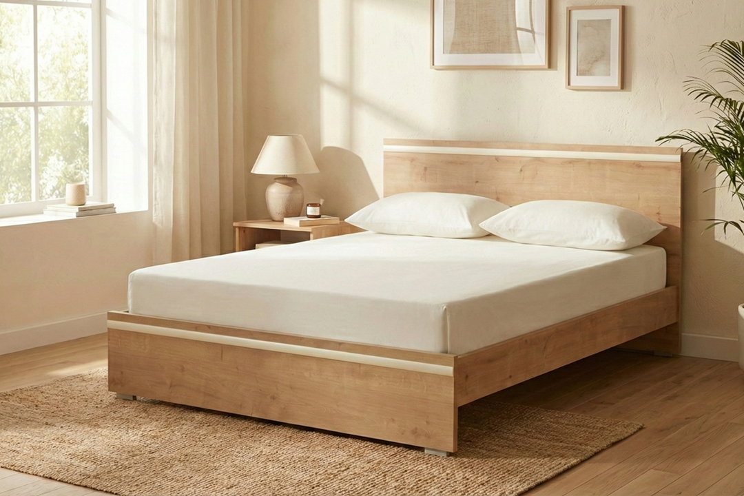 מיטה זוגית דגם כרמל פלוס פרופיל מעוגל