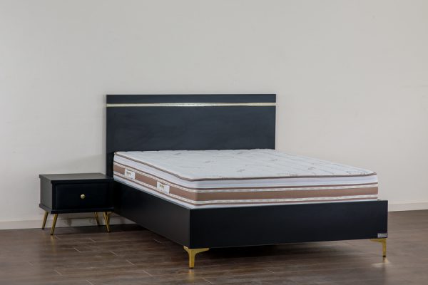 מיטה זוגית עם ארגז מצעים מוגבה דגם סנדי