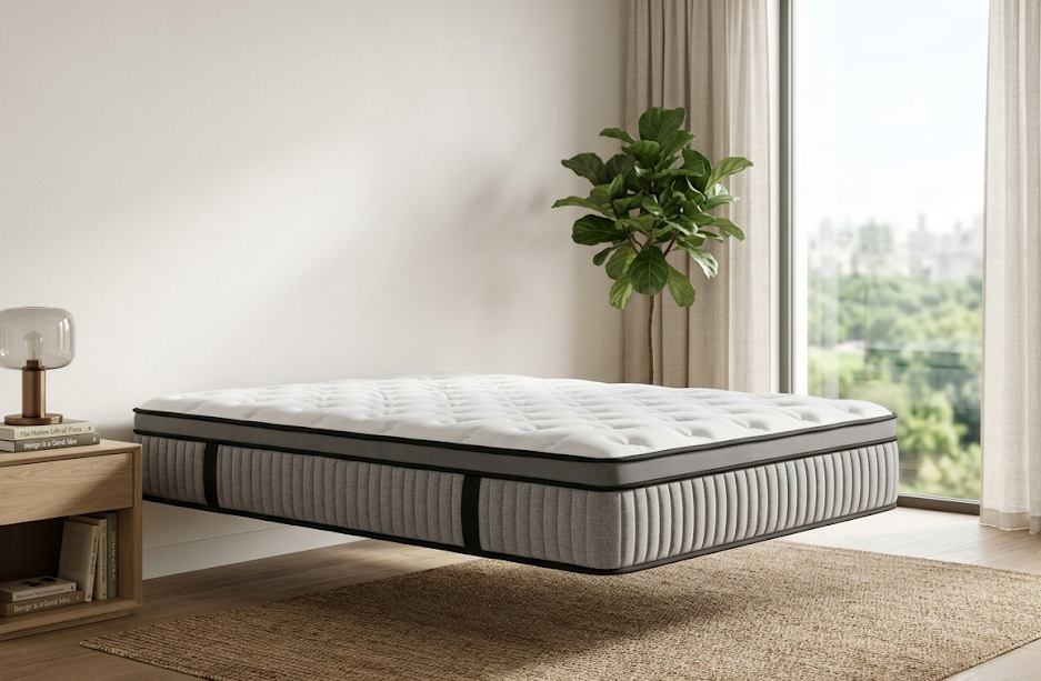 מזרן זוגי קפיצים מבודדים דגם ענבר מגע מפנק