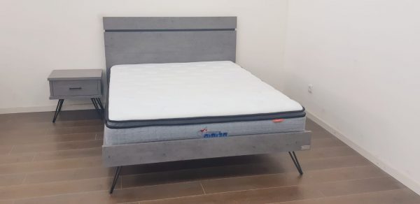 מיטה זוגית דגם סנדי רגל מעוצבת