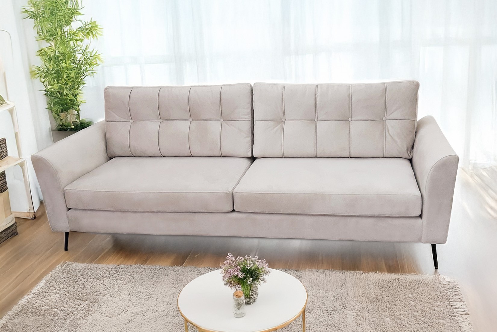 ספה תלת מושבית לסלון דגם גל