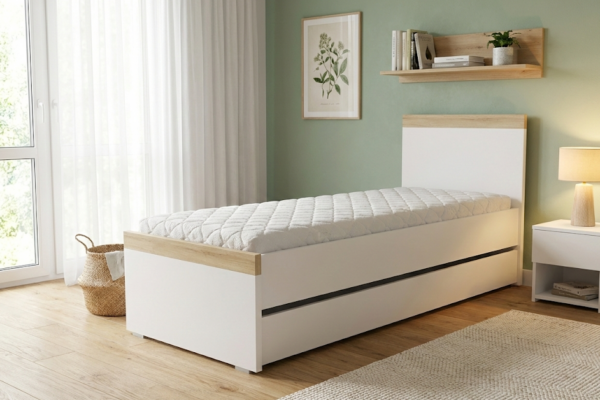 מיטה היי רייזר דורין עם ארגז כולל מזרנים - מיטת נוער נפתחת