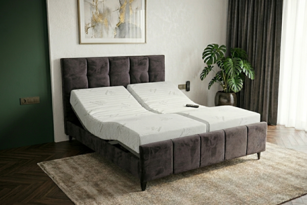 מיטה זוגית מתכווננת דגם אדיר