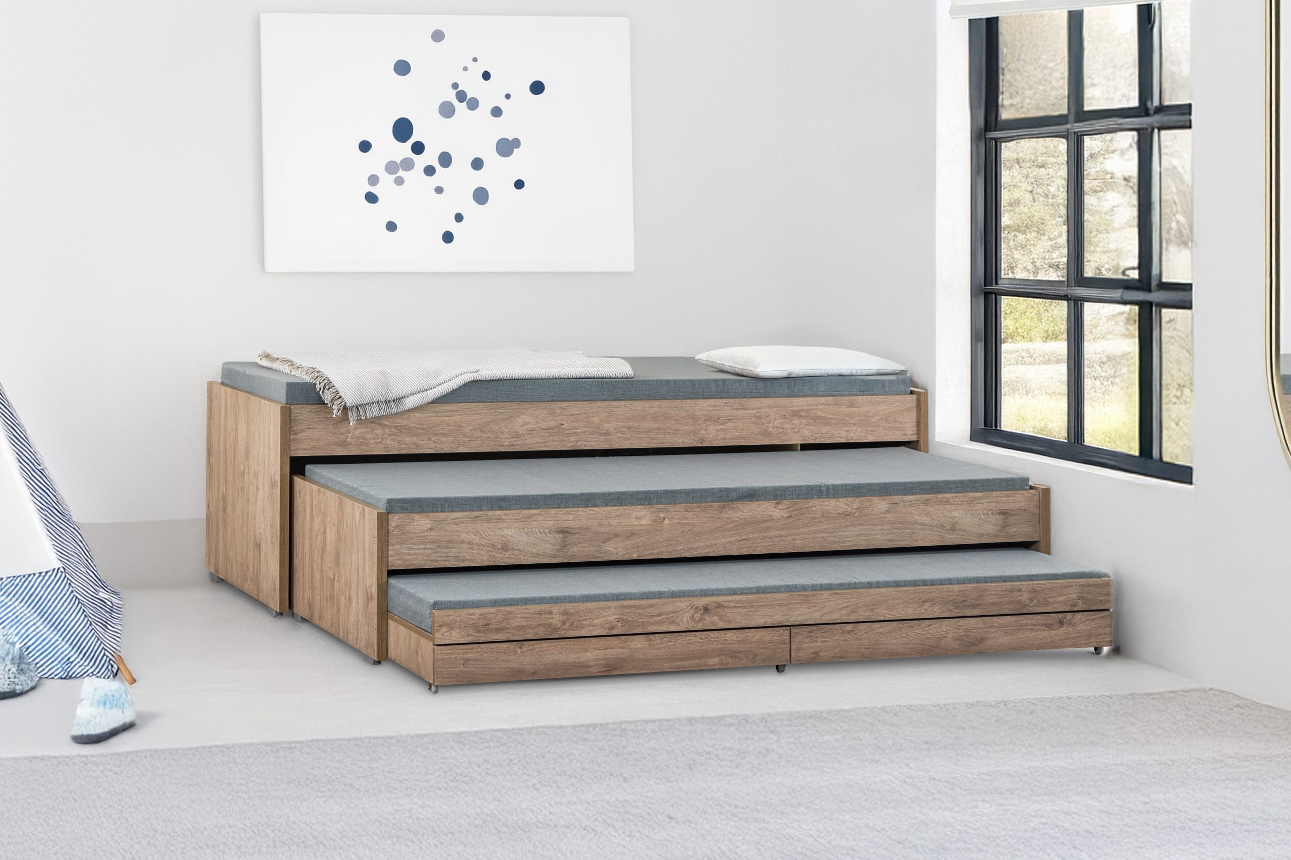 מיטת נוער משולשת דגם טריפל