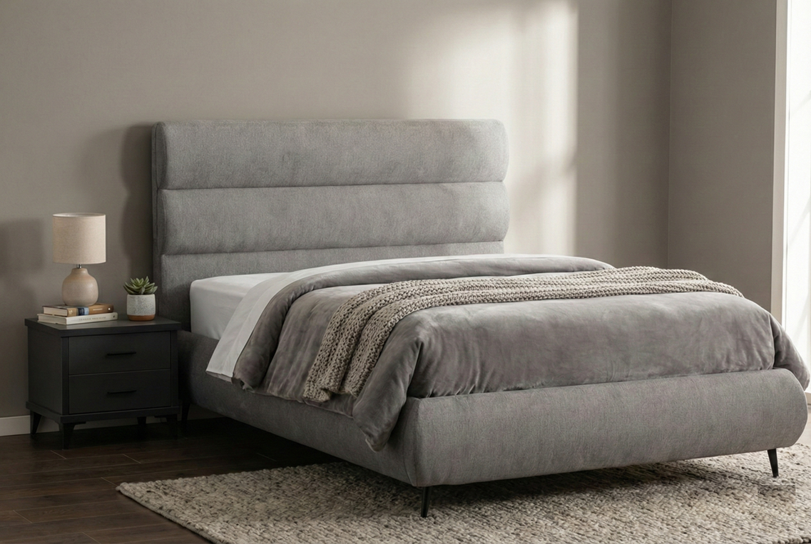 מיטה זוגית מרופדת דגם לירז