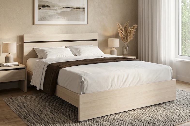 מיטה זוגית סנדי ללא ארגז