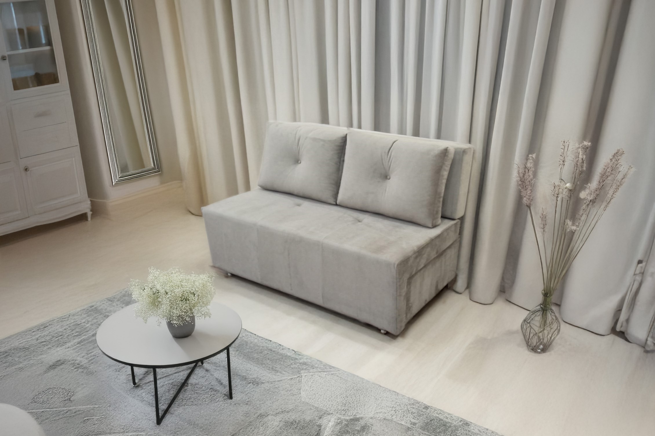 ספה נפתחת למיטה  160 / 140 / 120 דגם ליה