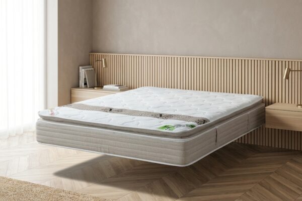 מזרן זוגי ללא קפיצים-ארנה (קושי בינוני עם שכבת פינוק)