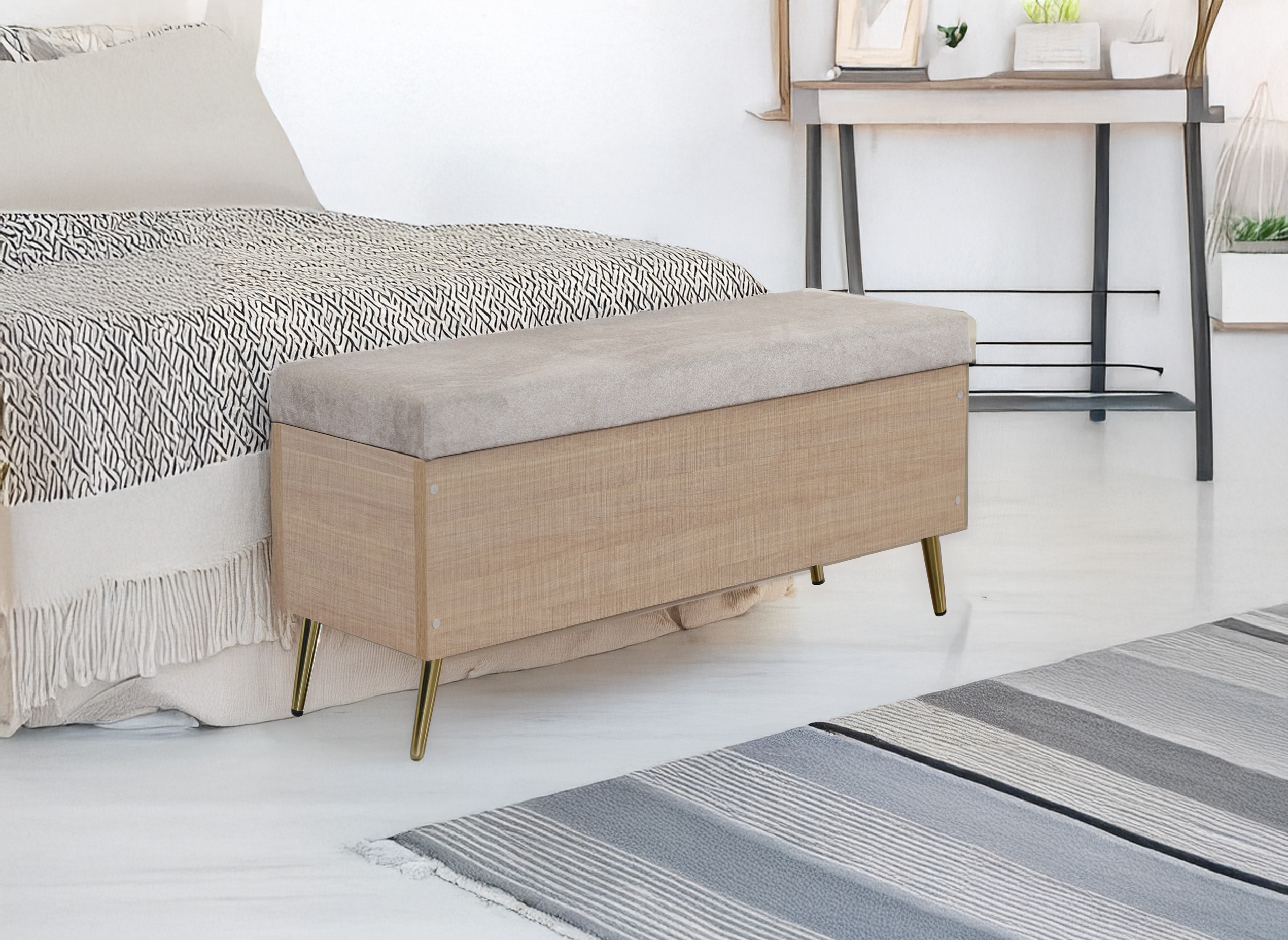 הדום לחדר שינה עם אחסון דגם נירו