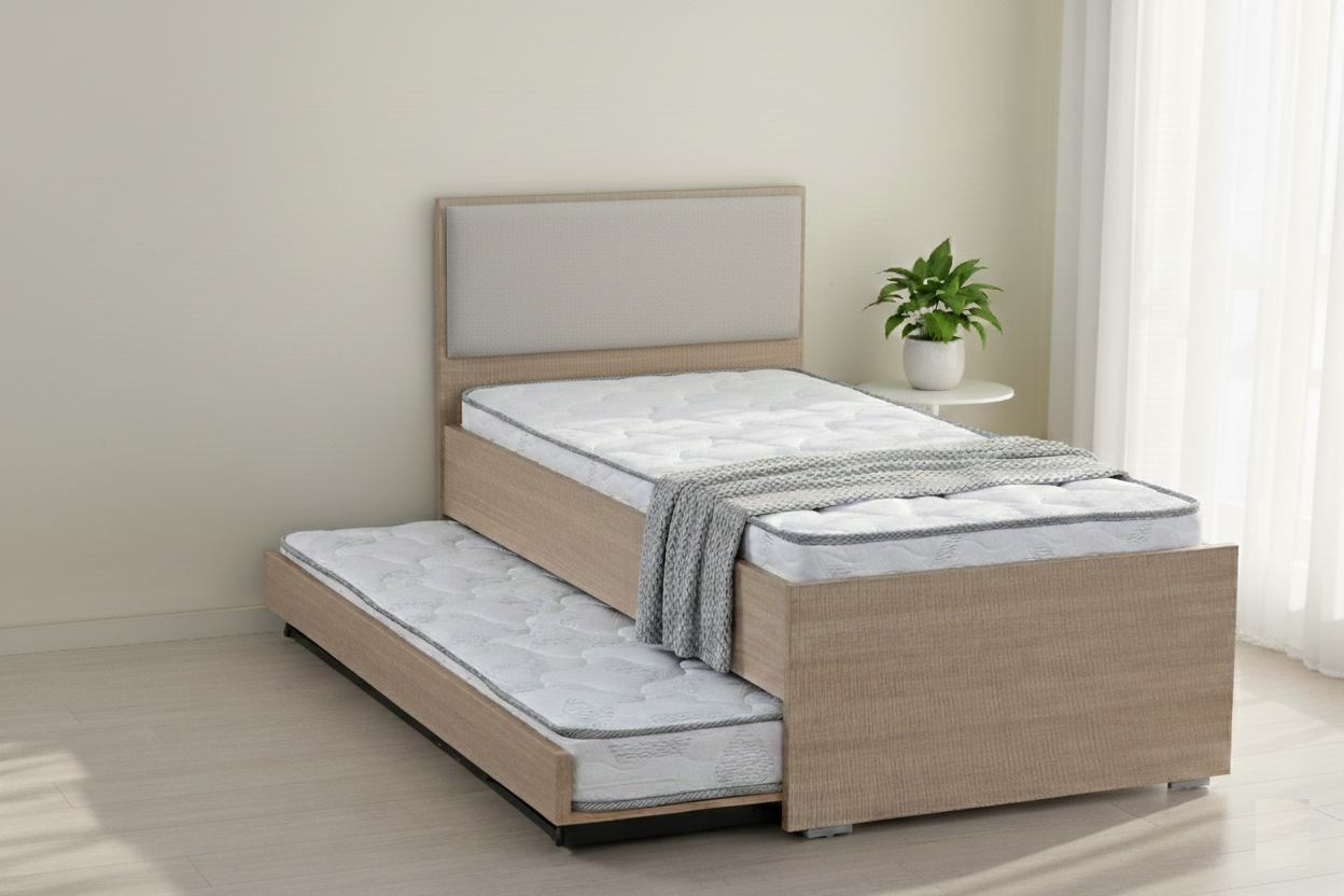 מיטה היי רייז נפתחת לשתי מיטות כולל מזרנים דגם קרמבו