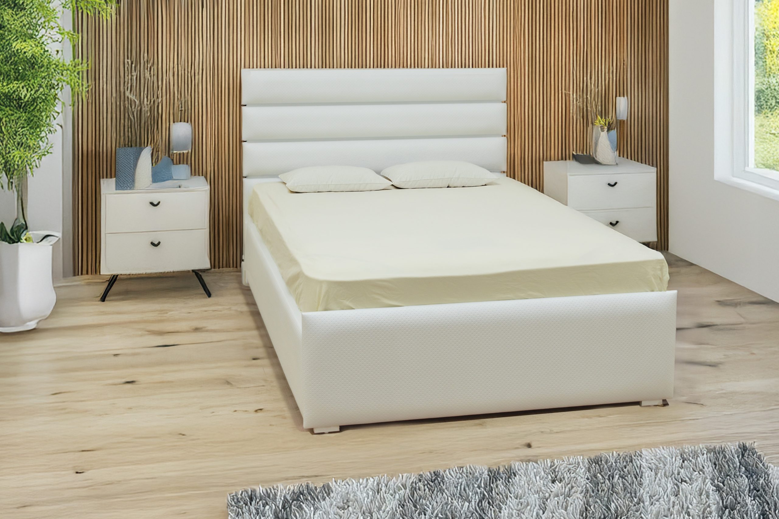 מיטה נוער מרופדת דגם נויה