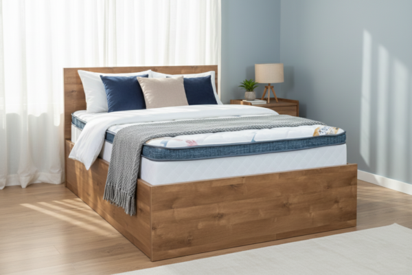 מיטה זוגית עם ארגז גדול במיוחד !! לאחסון