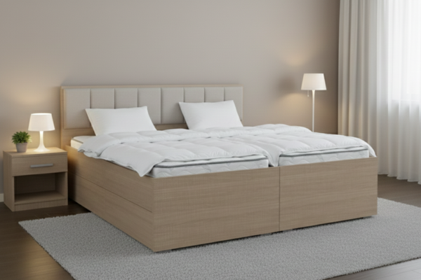 מיטה יהודית עם ארגזי מצעים עמוקים לאחסון  !